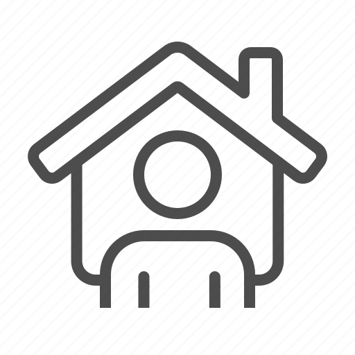 Realtor, real estate, home owner, man, house, home, property agent icon - Download on Iconfinder