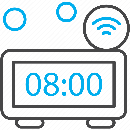 Clock, home, smart, watch, wifi icon - Download on Iconfinder
