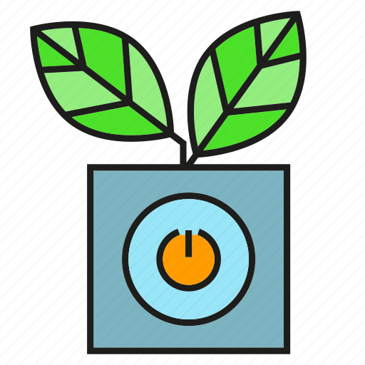 Automation, leaves, plant, pot icon - Download on Iconfinder