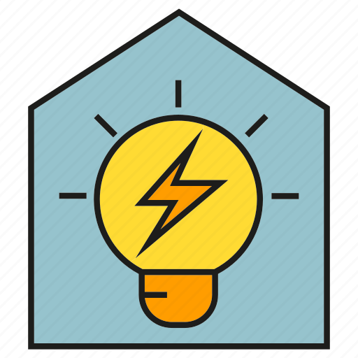 Electricity, energy, home, house, light bulb, power, smart home icon - Download on Iconfinder