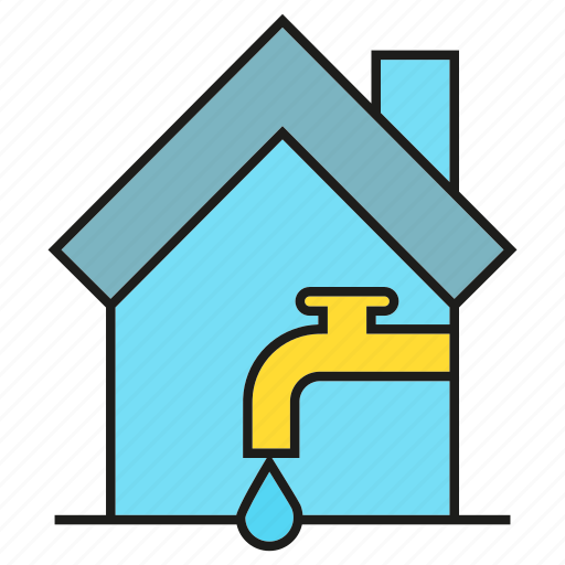 Home, house, water tap icon - Download on Iconfinder