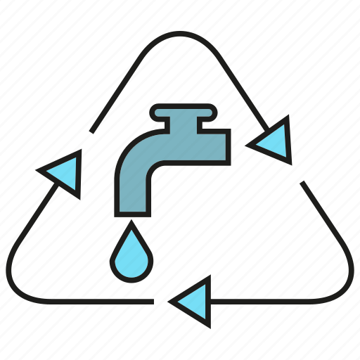 Recycle, reserve, water tap icon - Download on Iconfinder
