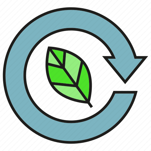 Arrow, eco, leaf, reserve icon - Download on Iconfinder