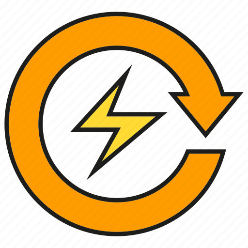Arrow, bolt, electricity, energy, power icon - Download on Iconfinder