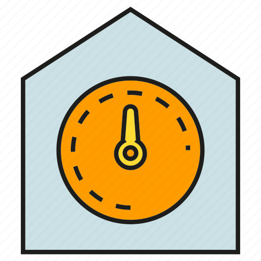 Gauge, house, measure, meter, smart home icon - Download on Iconfinder