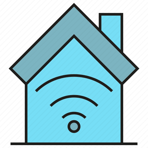 Home automation, house, internet, smart home, wifi icon - Download on Iconfinder
