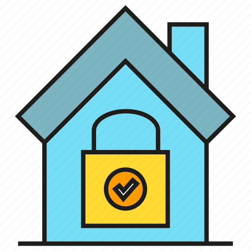 Home, home security, house, key, lock, security icon - Download on Iconfinder