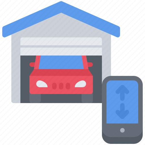 Car, garage, house, internet, phone, smart, things icon - Download on Iconfinder