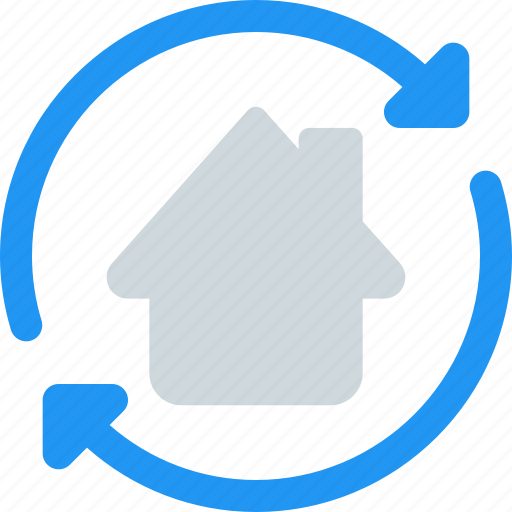 House, repeat, technology, smart icon - Download on Iconfinder