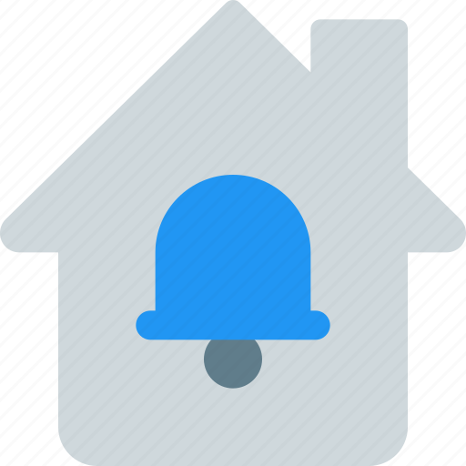 Notification, technology, smart, house icon - Download on Iconfinder