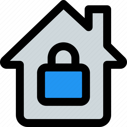 Lock, house, technology, smart icon - Download on Iconfinder