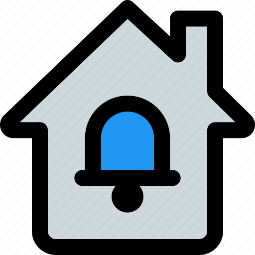 Notification, technology, smart, house icon - Download on Iconfinder
