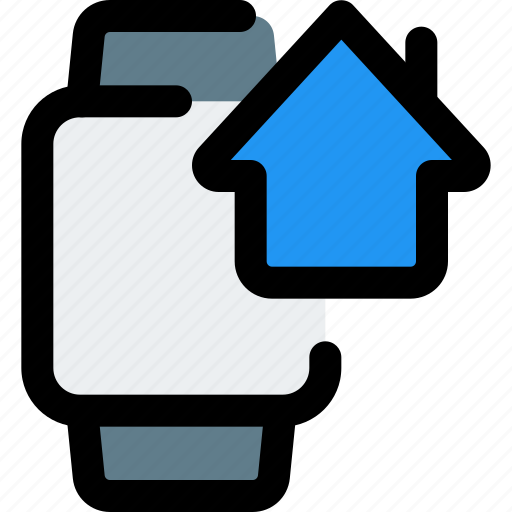 Smartwatch, house, technology, smart icon - Download on Iconfinder