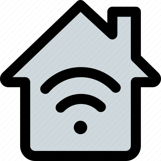 Wireless, house, technology, smart icon - Download on Iconfinder