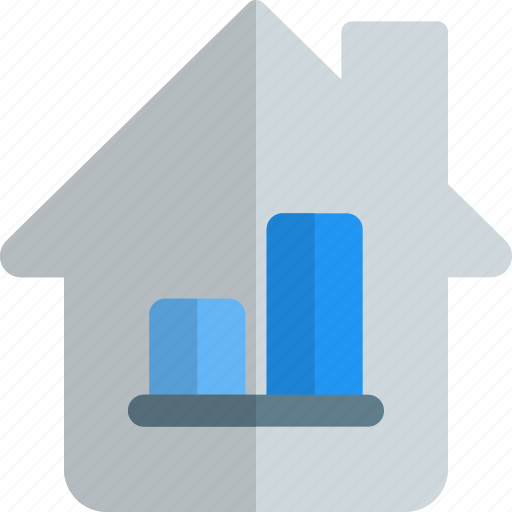 Bar, chart, house, technology, smart icon - Download on Iconfinder