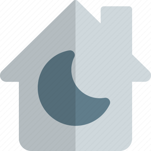 Night, mode, house, technology, smart icon - Download on Iconfinder