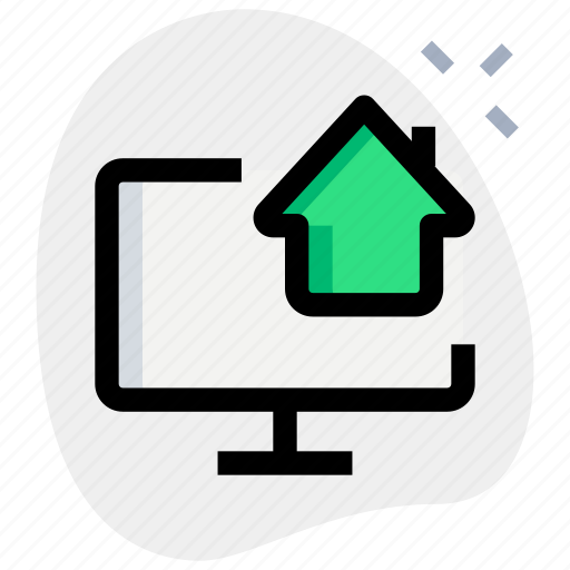 Computer, house, technology, smart icon - Download on Iconfinder