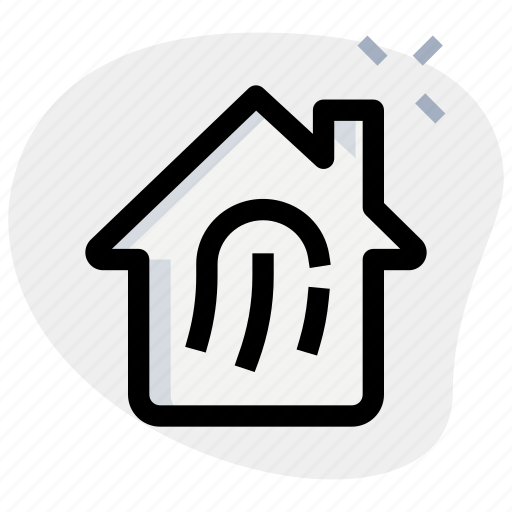 Fingerprint, house, technology, smart icon - Download on Iconfinder