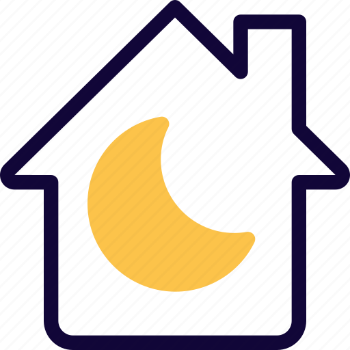 Night, mode, house, technology icon - Download on Iconfinder