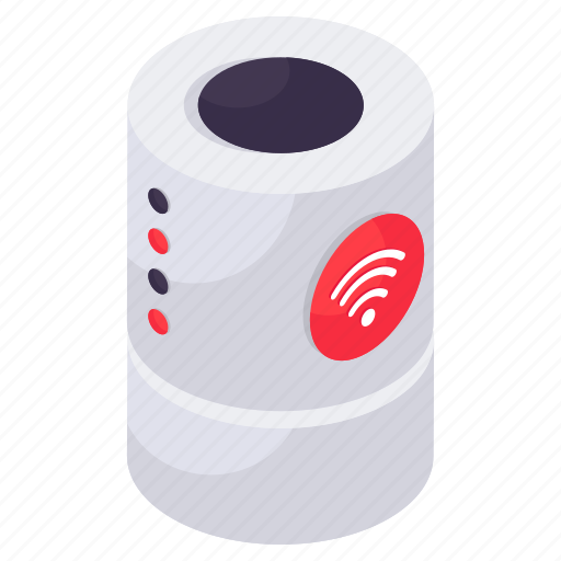 Smart speaker, wireless speaker, loudspeaker, smart woofer, audio speaker icon - Download on Iconfinder