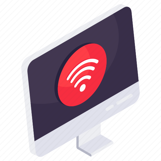 System wifi, system internet, wireless network, broadband connection, connected computer icon - Download on Iconfinder