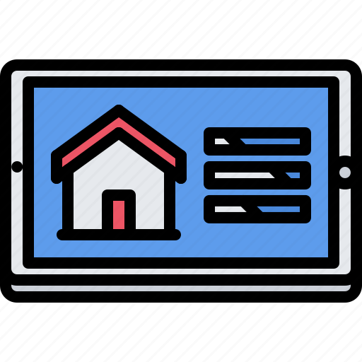 House, internet, metric, setting, smart, tablet, things icon - Download on Iconfinder