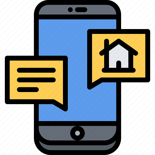 Bot, house, internet, message, messenger, smart, things icon - Download on Iconfinder
