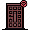 door, house, internet, lock, smart, things