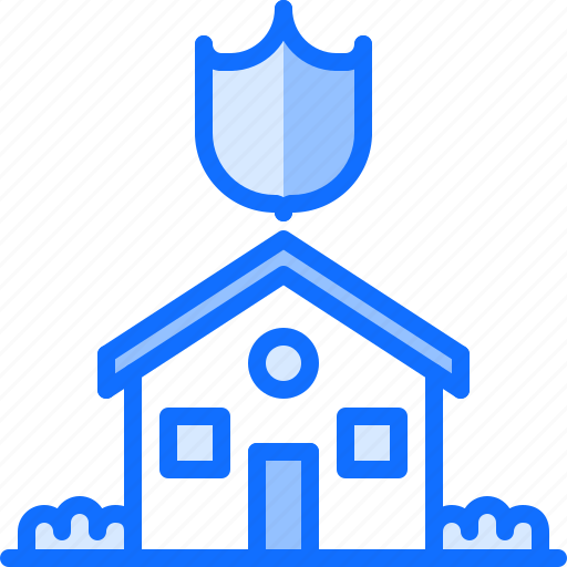 House, internet, protection, shield, smart, things icon - Download on Iconfinder