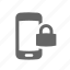 lock, mobile, phone, protected, communication, device, secure 