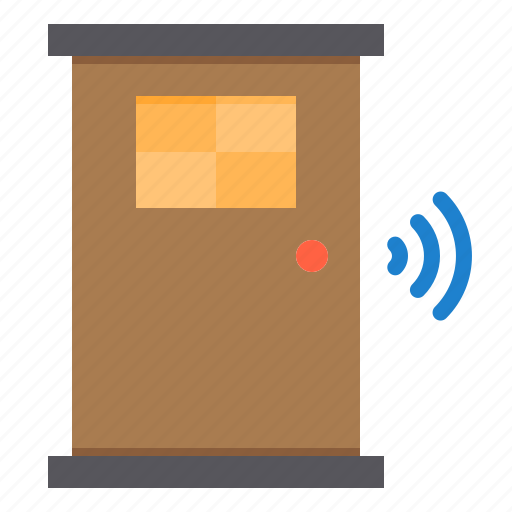 Door, electronic, home, smart, technology icon - Download on Iconfinder