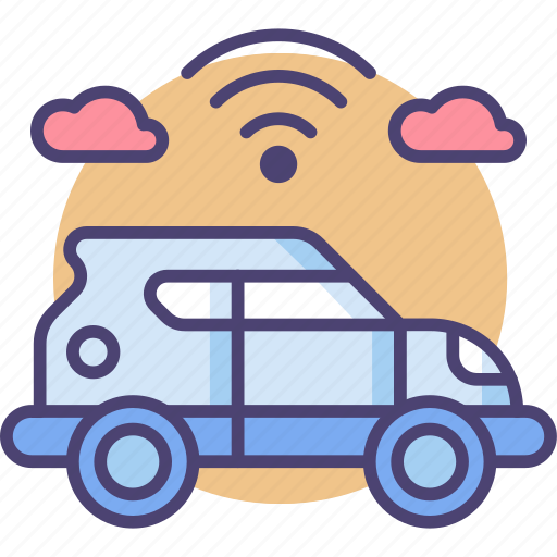 Autonomous, car, automobile, transportation, travel, control, independent icon - Download on Iconfinder