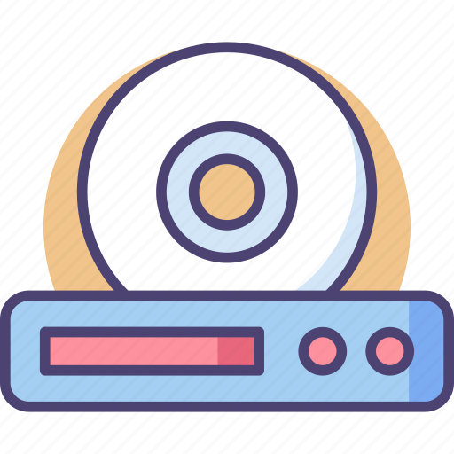 Cd, player, disk, media, play, file, music icon - Download on Iconfinder