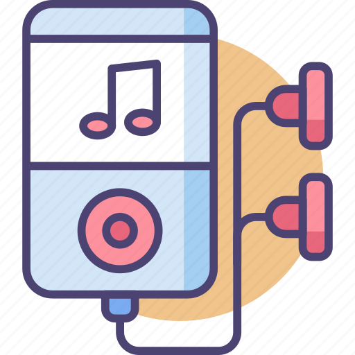 Mp4, player, audio, music, harmony, melody, portable icon - Download on Iconfinder