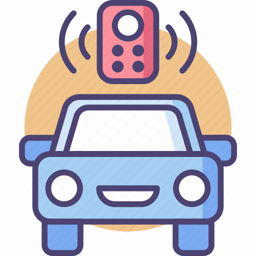 Remote, vehicle, car, automation, automobile, control, distant icon - Download on Iconfinder