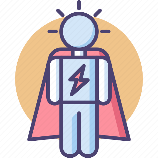Vigilante, avenger, cape, hero, powerful, superhero, superman icon - Download on Iconfinder