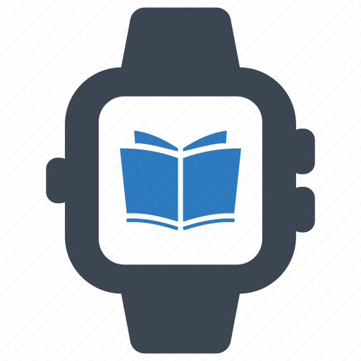 Book, folder, smart watch icon - Download on Iconfinder