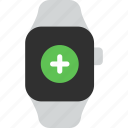 add, plus, more, new, create, smart watch, wrist