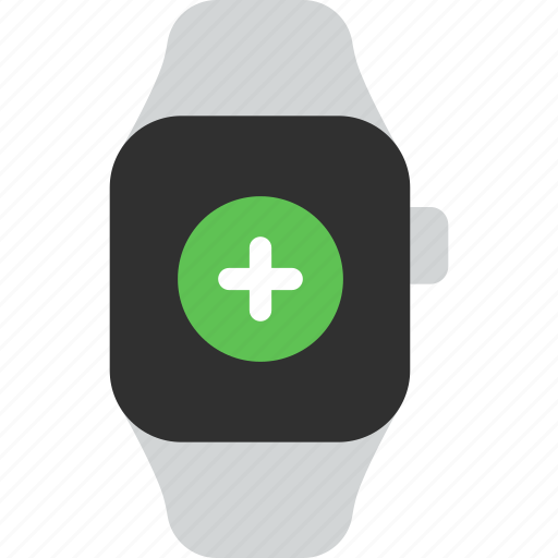 Add, plus, more, new, create, smart watch, wrist icon - Download on Iconfinder
