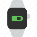 battery, half, power, cell, energy, charging, smart watch 
