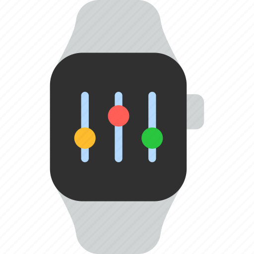 Control, button, settings, customize, smart watch, wrist, tracker icon - Download on Iconfinder
