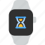 countdown, hourglass, time, management, sandglass, clock, smart watch 