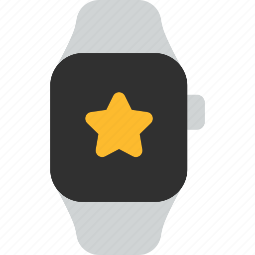 Favorite, star, like, rating, smart watch, wrist, gadget icon - Download on Iconfinder