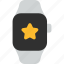 favorite, star, like, rating, smart watch, wrist, gadget 