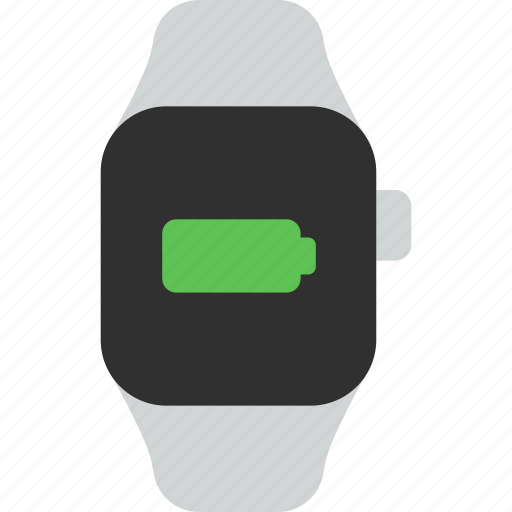 Full battery, battery, power, energy, charge, charging, smart watch icon - Download on Iconfinder