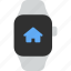 home, house, main, smart watch, wrist, gadget, tracker 