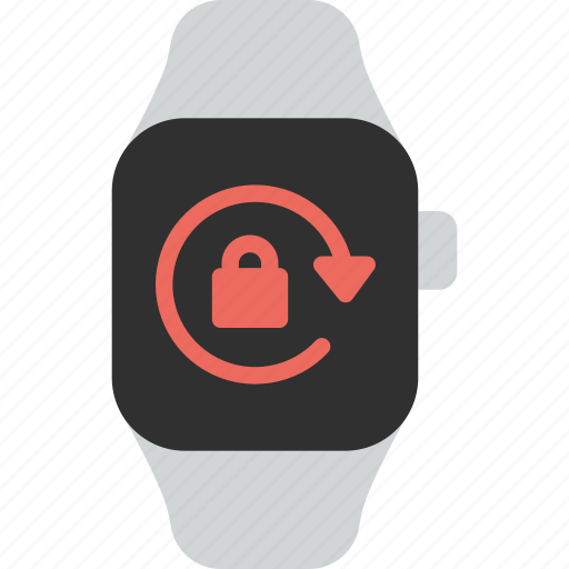 Portrait orientation, lock, landscape, screen, turn, smart watch, wrist icon - Download on Iconfinder