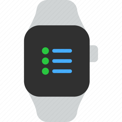 Reminders, list, schedule, smart watch, wrist, gadget, tracker icon - Download on Iconfinder