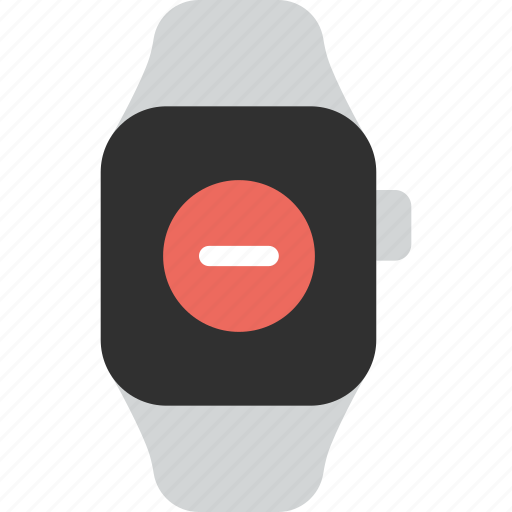 Remove, delete, minimize, minus, stop, smart watch, gadget icon - Download on Iconfinder