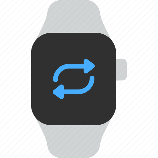 Repeat, loop, refresh, sync, smart watch, wrist, tracker icon - Download on Iconfinder